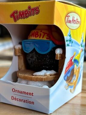 Tim Hortons Sledding Timbit Ornament, 2012 Christmas Tree Collectibles